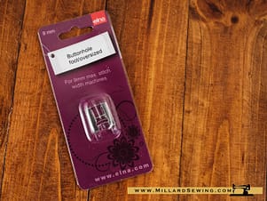 Buttonhole Foot "B", Oversized for Elna & Janome/New Home Sewing Machines