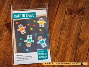 Cats in Space Quilt Pattern by Elizabeth Hartman