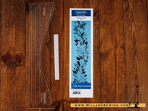 Quilting Template, Feather Spine Template, 12" by Westalee Design