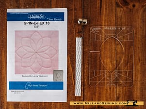 Quilting Template, Spin-E-Fex #10, 5 1/2" by Westalee Design