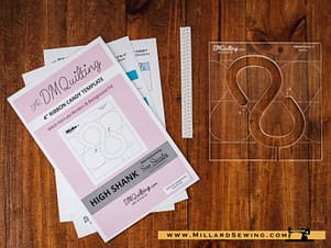 Template, Ribbon Candy, 4" by Sew Steady