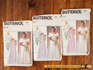 Bridal Gowns Pattern 4766 by Butterick