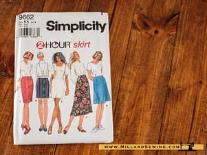 Skirt, Pattern 9662 by Simplicity