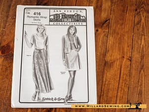 Stretch & Sew In-Ann-Instant Patterns 416 Romantic Wrap Skirts