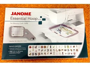 Hoop, Essential Embroidery Hoop for Janome/New Home Machines