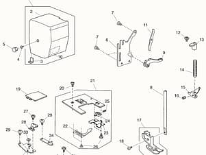Face Plate for Janome/New Home 7318 Magnolia Sewing Machines