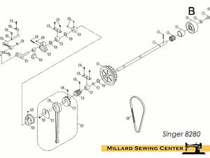 Arm Shaft Bushing Holder Plate for Singer & More Sewing Machines