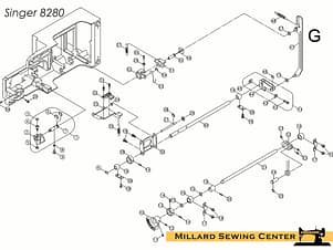 Feed Lifting Crank for Singer Sewing Machines