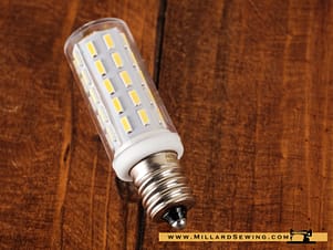 Light Bulb, 120V 7/16″ Screw-In Type for Multiple Makes & Models of Sewing Machines