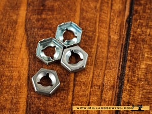Nut, Adjustable Lock Nut for Elna, Janome /New Home, & Necchi Sewing Machines