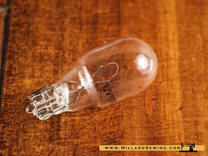 Light Bulb, 12V Push In for Singer 2000 Class Sewing Machines