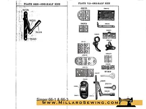 Shield Supporting Bracket for Singer Treadle Cabinets