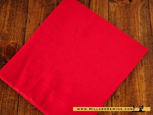 Remnant (Cotton) Red Napkin