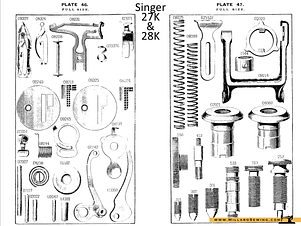 Check Spring for Singer Vibrating Shuttle Sewing Machines