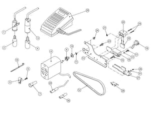 Electric Motor Assembly for Singer Sewing Machine