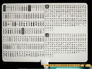 Pattern Plate for EverSewn Sparrow 30 & 30S