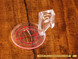 Free Motion Quilting Foot, Echo Design for Husqvarna Viking Sewing Machines