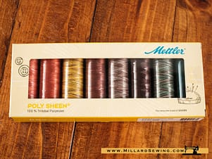 Poly Sheen Autumn Colors Kit by Mettler (8 Spools)
