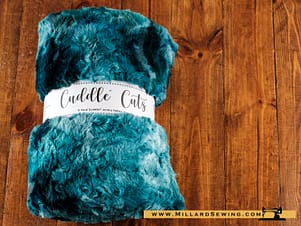 Minky, 2 Yard Luxe Cuddle Cuts in Hide Galaxy Mallard by Shannon Fabrics