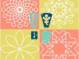 Quilting Template Set, Summer Sampler Set by Westalee Design