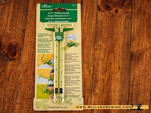 Gauge, 5-In-1 Sliding Type 6" by Nancy Zieman / Clover