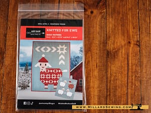 Knitted for Ewe Quilt Pattern by Art East Quilting Co