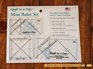 Ruler, Mini Ruler Set By Quilt in a Day