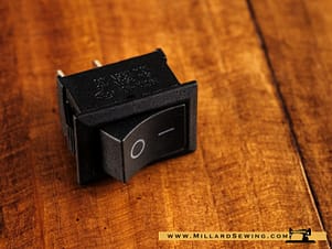 Button, Power for Brother, Husqvarna Viking, & Singer 14U Series Serger Sewing Machines