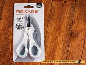Scissors, 5" Performance Softgrip Titanium Fashion Sea Mist Eclipse Scissors by Fiskars