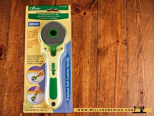 Rotary Cutter (60mm) with Soft Grip Handle by Clover