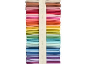 Fat Eighths (Cotton) Bundle of 50, Solids Collection by Tilda