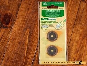 Rotary Cutter Replacement Blades, (28mm) by Clover