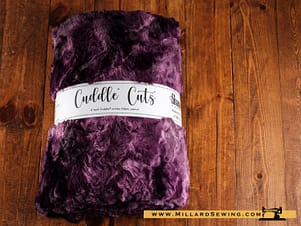 Minky, 2 Yard Luxe Cuddle Cuts in Hide Galaxy Plum by Shannon Fabrics