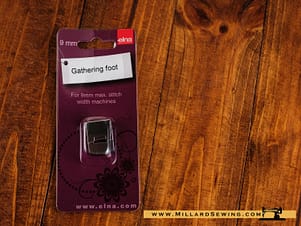 Gathering Foot for 9mm Elna & Janome/New Home Sewing Machines