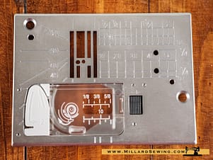 Straight Stitch Needle Plate for Elna & Janome/New Home Sewing Machines