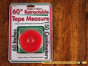 Tape Measure, Retractable (60") by Quilter's Choice