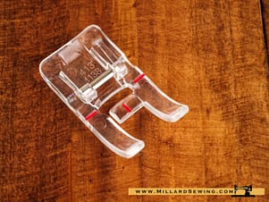 Transparent Foot (B) for Most Husqvarna Viking Sewing Machines