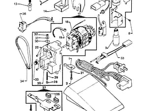 Motor for Singer 4832 Sewing Machine