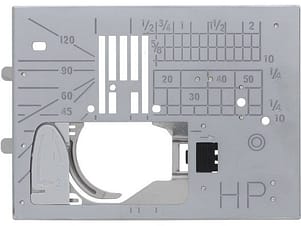 Needle Plate, Professional Grade (HP) for Elna eXcellence Series & Janome Memory Craft Series Sewing Machines