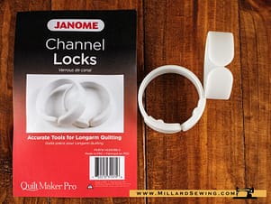 Channel Locks For Janome Quilt Maker Pro Series Longarm Sewing Machines