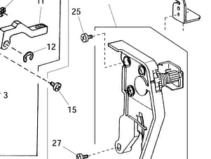 Tension Assembly for Janome/New Home 2000 Series Sewing Machines