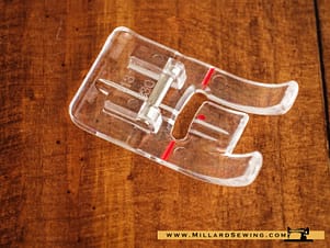 Piping Foot, Mini for Most Models of Husqvarna Viking Sewing Machines