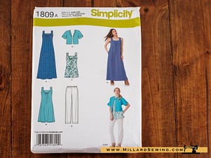 Outfit Pattern 1809 by Simplicity