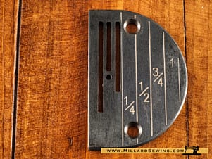 Needle Plate, Leather for Industrial Singer Sewing Machines