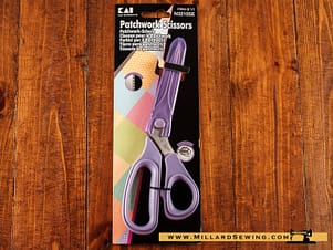 Scissors, 4.5"-8" Micro-Serrated Patchwork Scissors by Kai