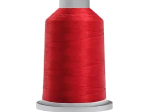 40wt Polyester Thread in 71797 Imperial Red by Glide