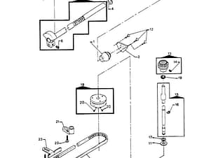 Arm Shaft Assembly (Upright) for Singer 4832 Sewing Machine