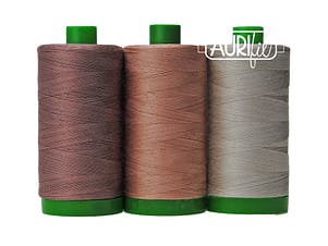 Color Builder 3 Piece Set, 40wt Cotton in Iberian Lynx by Aurifil