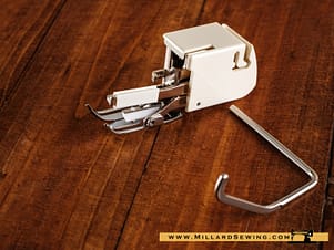 Walking Foot for Front Load Bobbin Type Sewing Machines by Elna