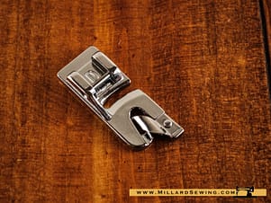 Hemmer Foot 2mm (1/8") For Snap On Mount Sewing Machine For Elna & Janome/New Home Sewing Machines